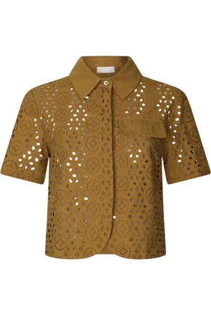 Liu Jo Bluser & Skjorter, Dame, Brun, S, Bomuld, Bomuld T-shirt