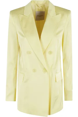 ERMANNO SCERVINO Jakke, Dame, Gul, 2XS, Gul & Orange Jakke