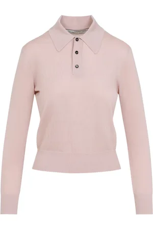 Bottega Veneta Top, Dame, Lyserød, M, Uld, Luksuriøs & Purple T-shirt