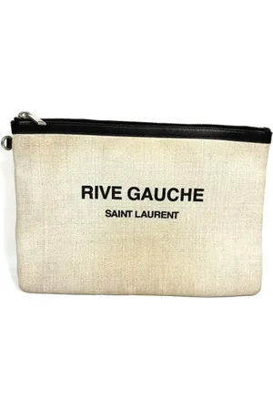 Saint Laurent Pre-owned, Dame, , ONE SIZE, Tyl, Pre-owned Canvas clutches