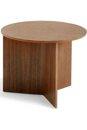 Hay Home, unisex, Brun, ONE SIZE, Uld, Valnød Rund Slitbord