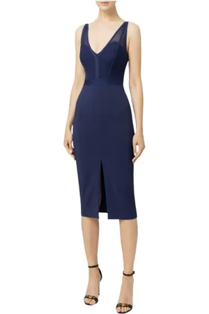 Elisabetta Franchi Kjole, Dame, Blå, 2XL, Elegant Kjole Abito
