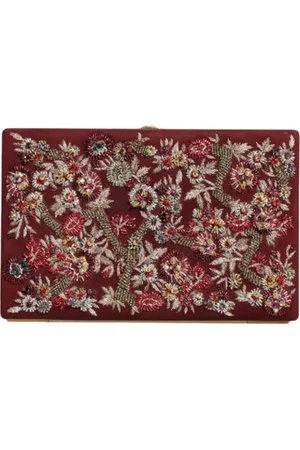 Dolce & Gabbana Pre-owned, Dame, Rød, ONE SIZE, Pre-owned Canvas punge