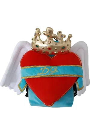 Dolce & Gabbana Pre-owned, Dame, Flerfarvet, ONE SIZE, Uld, Pre-owned Stof rygsaekke