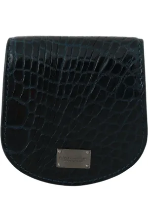 Dolce & Gabbana Pre-owned, Dame, Blå, ONE SIZE, Uld, Pre-owned Canvas punge