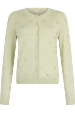 Liu Jo Strik, Dame, Grøn, S, Uld, Elegant blanding af viskose og polyamid