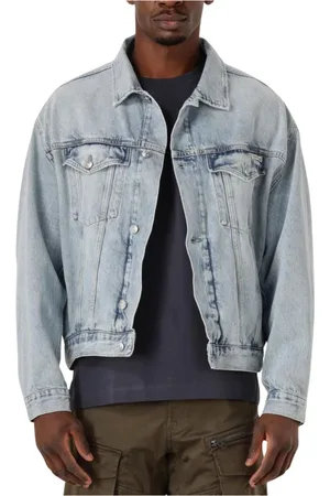Calvin Klein Jakke, Herre, Blå, L, Denim, Relaxed Denim Jakke