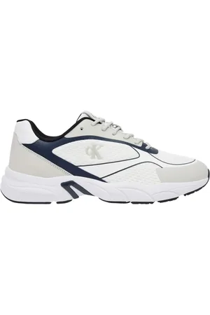 Calvin Klein Sko, Herre, Hvid, 44 EU, Afslappede Sneakers til Hverdagsbrug