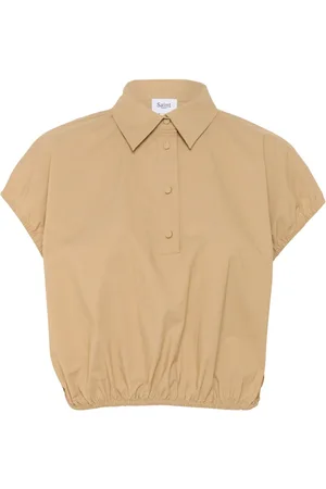 Saint Tropez Bluser & Skjorter, Dame, , XS, Crop top med korte ærmer