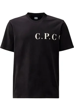 C.P. Company Top, Herre, Blå, XL, Bomuld, Marine Jersey T-shirt