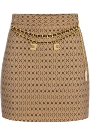 Elisabetta Franchi Nederdel, Dame, , M, Uld, Stilfuld Nederdel til Kvinder