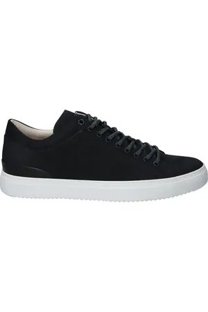Blackstone Sko, Herre, Blå, 43 EU, Denim, Mørk Denim Sneaker - Minimalistisk Stil