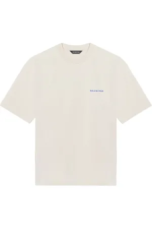 Balenciaga Top, Herre, , M, Vintage Jersey Rund Hals T-Shirt