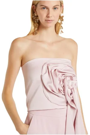 MARELLA Top, Dame, Lyserød, S, Satin, Satin Top Array Large