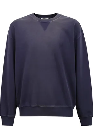 J.W.Anderson Sweathshirts & Hoodies, Herre, Blå, L, Bomuld, Anker Broderet Oversized Sweatshirt