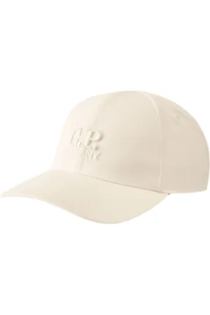 C.P. Company Tilbehør, Herre, Hvid, ONE SIZE, Sporty Baseball Cap til Mænd