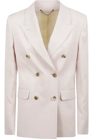 Golden Goose Jakke, Dame, , XS, Uld, Dobbeltbrystet uld blazer med peak revers