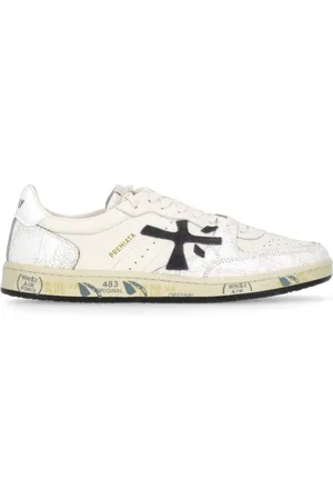 Premiata Sko, Herre, Hvid, 44 EU, Uld, Stilfulde Sneakers