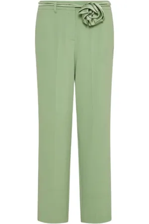 MARELLA Bukser, Dame, Grøn, L, Uld, Chino bukser i Array stil