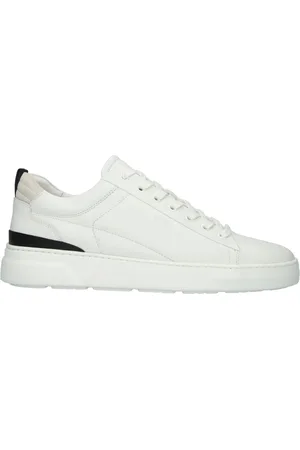 Blackstone Sko, Herre, Hvid, 40 EU, Læder, Hvide Sneakers - Lav Profil Stil