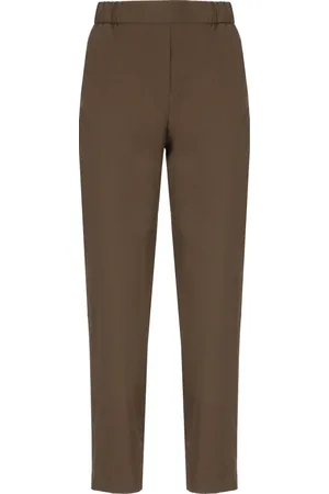 ANTONELLI Bukser, Dame, Brun, M, Uld, Brun Silkebukser Elastisk Talje