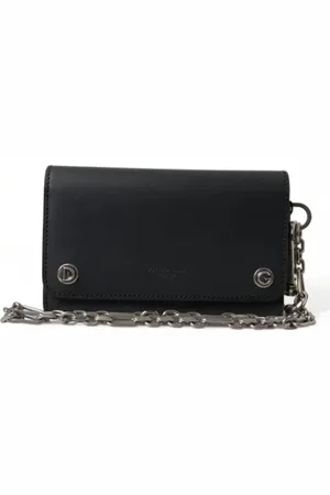 Dolce & Gabbana Pre-owned, Dame, Sort, ONE SIZE, Uld, Pre-owned Stof skuldertasker