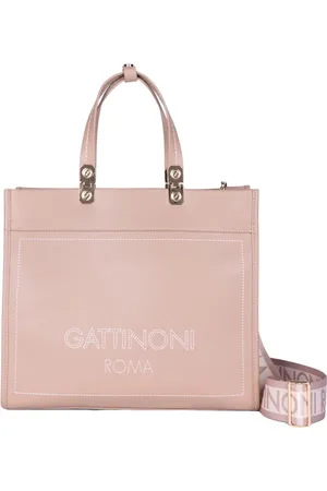 Gattinoni Taske, Dame, Lyserød, ONE SIZE, Uld, Elegant Struktureret Håndtaske