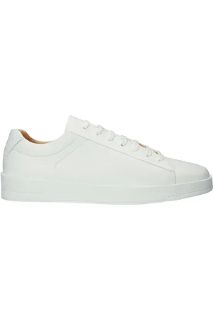 Blackstone Sko, Herre, Hvid, 45 EU, Læder, Hvid Sneaker - Victor