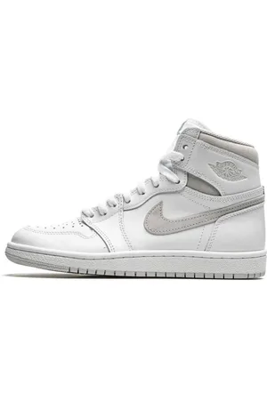 Jordan Sko, Herre, Hvid, 46 EU, Læder, Retro High 