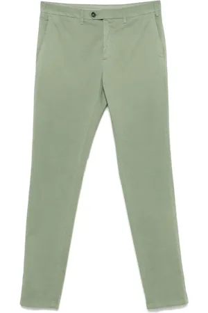 CANALI Bukser, Herre, Grøn, 3XL, Fern Front Button Bukser