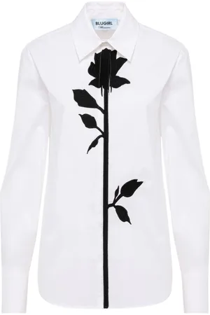 Blugirl Bluser & Skjorter, Dame, Hvid, S, Bomuld, Bomuld Stil T-shirt