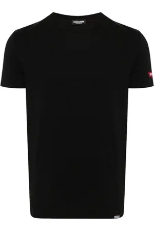Dsquared2 Top, Herre, Sort, L, Bomuld, Casual Bomulds T-shirt
