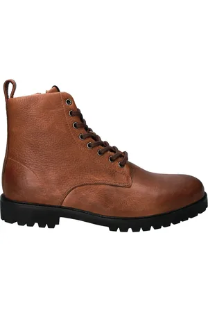 Blackstone Sko, Herre, Brun, 42 EU, Læder, Sg33 OLD Yellow - Lace UP Boot