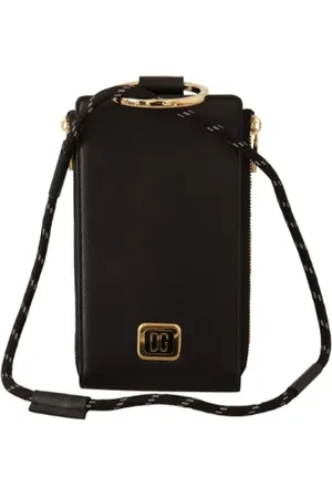 Dolce & Gabbana Pre-owned, Dame, Sort, ONE SIZE, Læder, Pre-owned Laeder punge