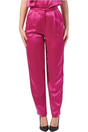 Armani Exchange Bukser, Dame, Lyserød, M, Polyester, Fuchsia Højtaljede Bukser