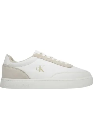 Calvin Klein Sko, Herre, Hvid, 43 EU, Moderne Sneakers til Mænd og Kvinder