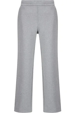 MCM Bukser, Herre, Grå, XL, Uld, Komfortable Sweatpants med Snøre Lommer