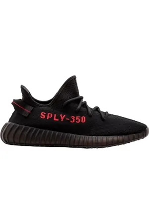 Yeezy Sko, Dame, Sort, 39 1/3 EU, Sort Rød Sneakers Unik Stil