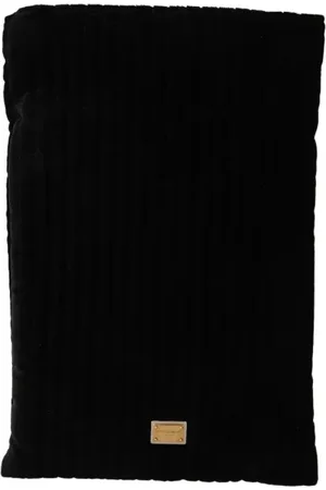 Dolce & Gabbana Pre-owned, Dame, Sort, ONE SIZE, Uld, Pre-owned Stof skuldertasker