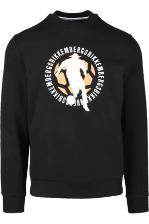 Bikkembergs Sweathshirts & Hoodies, Herre, Sort, M, Bomuld, Sweatshirts Hoodies
