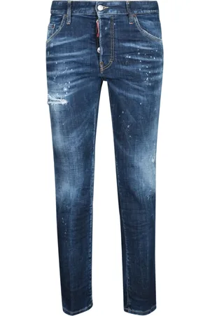Dsquared2 Jeans, Herre, Blå, S, Uld, Blå stilfulde jeans til mænd