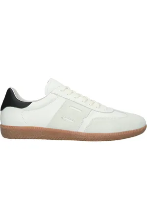 Blackstone Sko, Herre, Hvid, 44 EU, Lime Wren - - Sneaker (low)