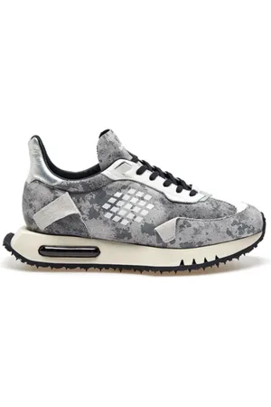 BE POSITIVE Sko, Dame, Grå, 38 EU, Uld, Sølv Reflekterende Wing Sneakers