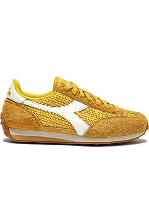 Diadora Sko, Dame, Gul, 37 EU, Rally Gule Sneakers Retro Stil