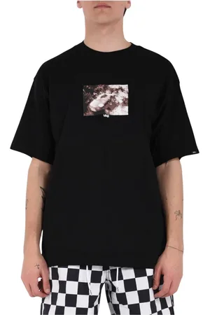 Vans Top, Herre, Sort, 2XL, Bomuld, Død T-shirt med ribbet halsudskæring