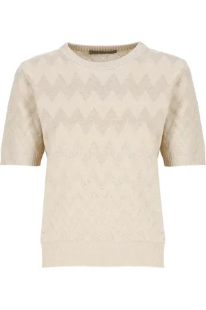 D.EXTERIOR Strik, Dame, , M, Sweater med Lurex Detaljer