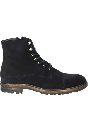 Blackstone Sko, Herre, Blå, 44 EU, Suede, Navy Suede Støvler