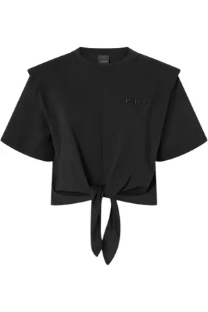 Pinko Top, Dame, Sort, XS, Bomuld, Broderet Bomuld Yderstof Jakke
