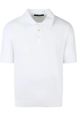 TAGLIATORE Top, Herre, Hvid, M, Bomuld, Herretøj T-shirts Polos 002 Ss25