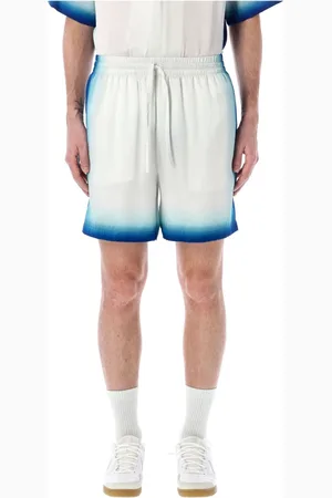 Casablanca Shorts, Herre, Hvid, L, Polyester, Hvide Mix Bermuda Shorts Ss25